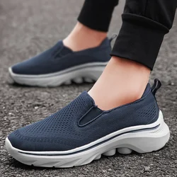 Summer Mens Lightweight Slip On Casual Sneakers Men Comfortable Mesh Sport Casual Shoes Size 39-46 47 48