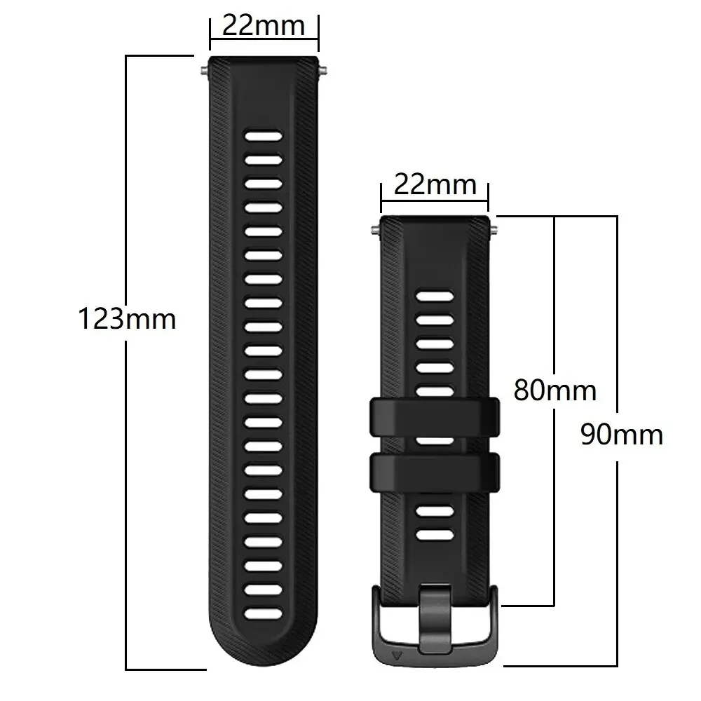 Sports Silicone Strap For Garmin Forerunner 965 955 Solar 945 935 745 Strap Replacement Wristband Bracelet Watchband