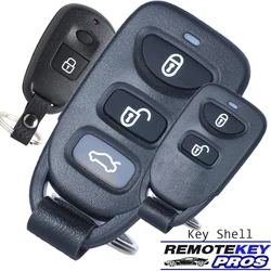 DIYKEY 2/3 pulsante chiave a distanza Shell Case Fob per Hyundai Elantra XD Matrix Santa Fe SM Tucson per KIA Magentis Optima GD