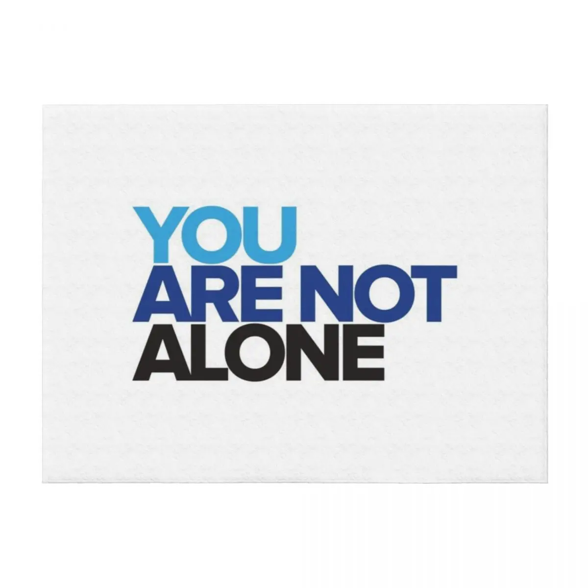 

Dear Evan Hansen - You Are Not Alone Throw Blanket Shaggy Bed linens Baby Plaid Blankets