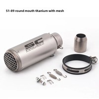 Modified Motorcycle Racing Car Exhaust Pipe ZX6R10R S1000RR CBR500 Yongyuan War Falcon 350NINJA Street Bombing Car Parts Accesso