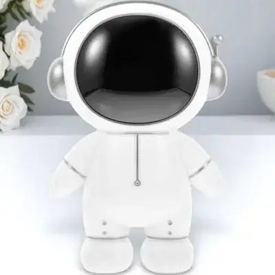 

Astronaut Piggy Bank Vinyl Material Money Saving Box Spaceman Shape Large Capacity Coin Bank for Adults Decorative Gift