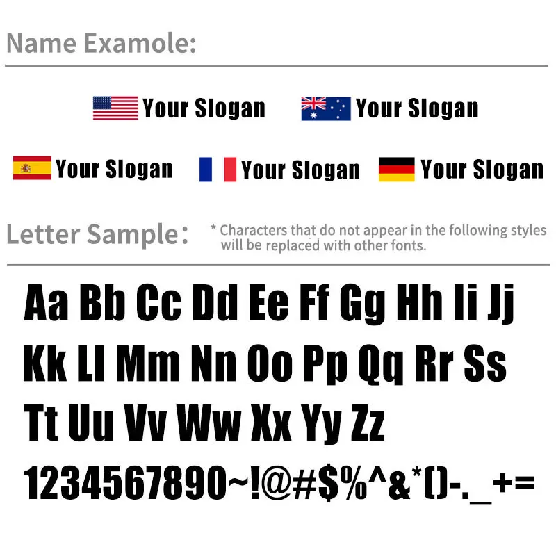 4PCS Custom Flag & Name Bicycle Stickers Waterproof High-quality for Bike Frame Top Tube Helmet Motorcycle and Skateboard Vinyl image 2