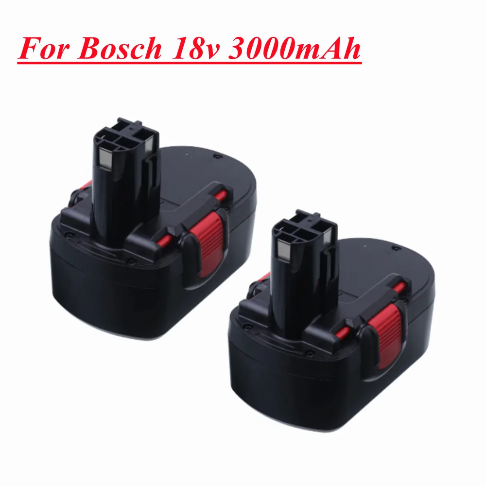 18v 3000mAh NiMh Battery for Bosch BAT025 BAT026 BAT160 BAT180 BAT181 3453-01 35618 3860K 52318B GDR 18 V GDS 18 V Power tool