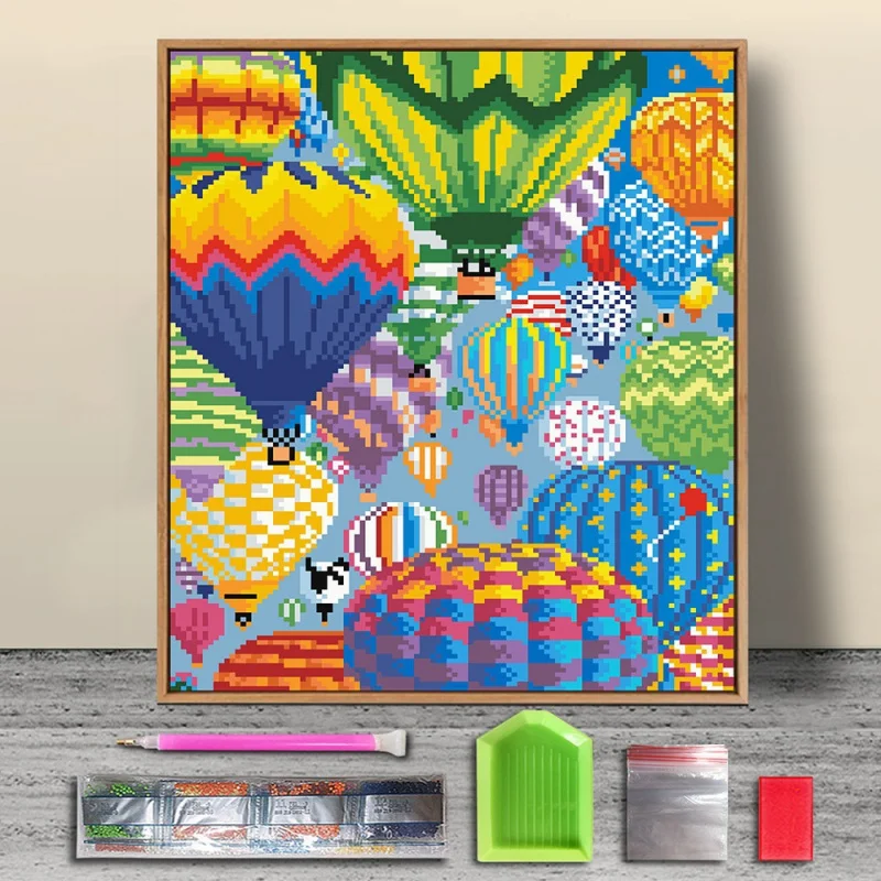 

【z5098】Factory WholesaleDIYDiamond Painting5Dround Diamond Cross-Border Generation Character Children Animal Landscape