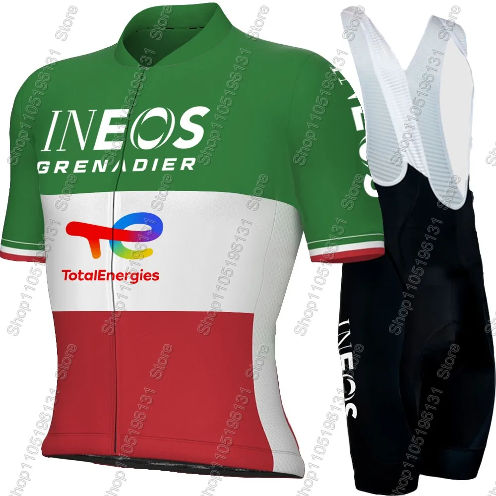 

Ineos Grenadiers 2026 Cycling Jersey Set Italy Mens Short Sleeve Filippo Ganna Clothing Bike Shirts Suit Bicycle Bib Shorts MTB