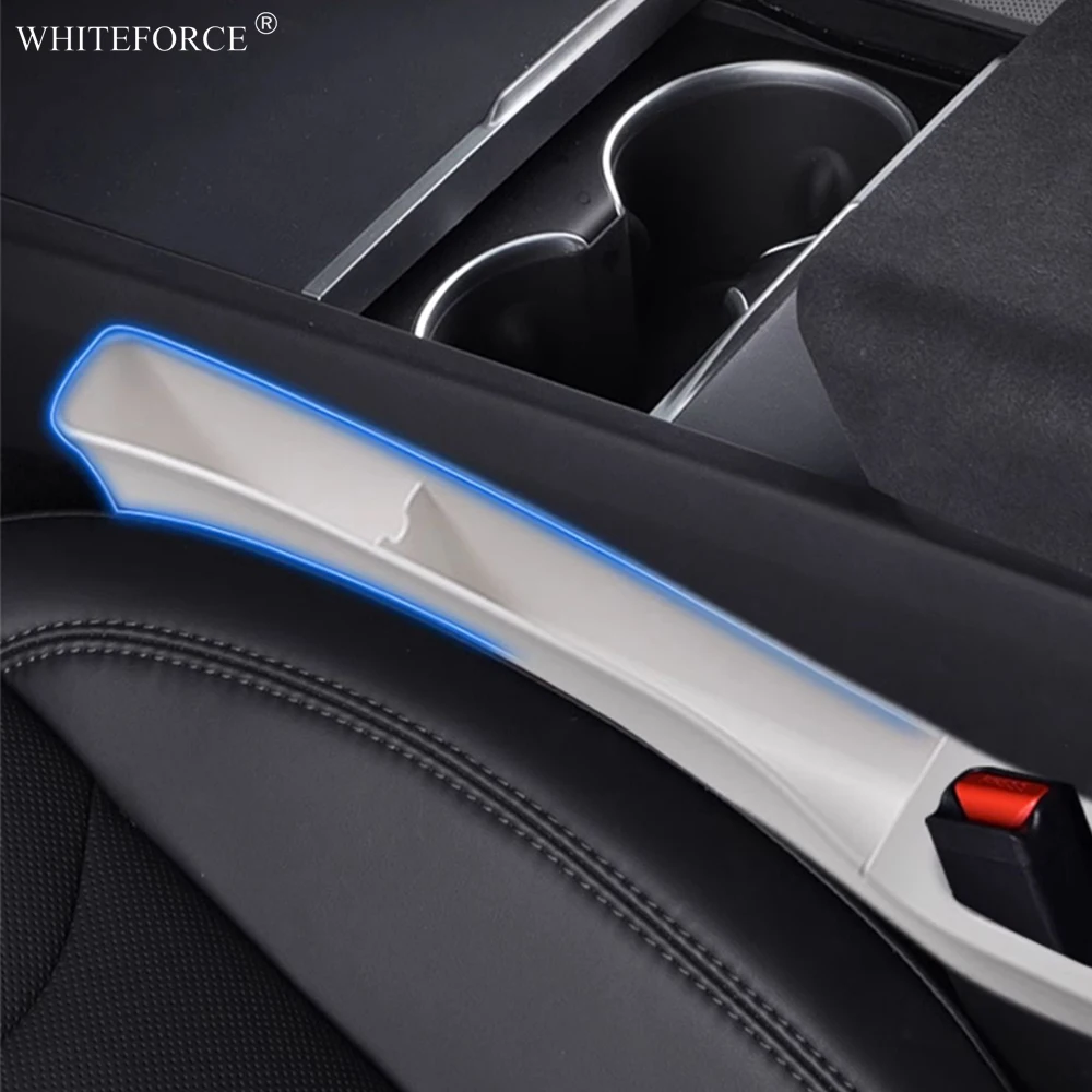 For Tesla Model 3 Highland 2024 Seat Gap Filler Side Seam Plug Strip Model Y Leak-proof Gap Storage Seat Anti-drop Organizer Bar