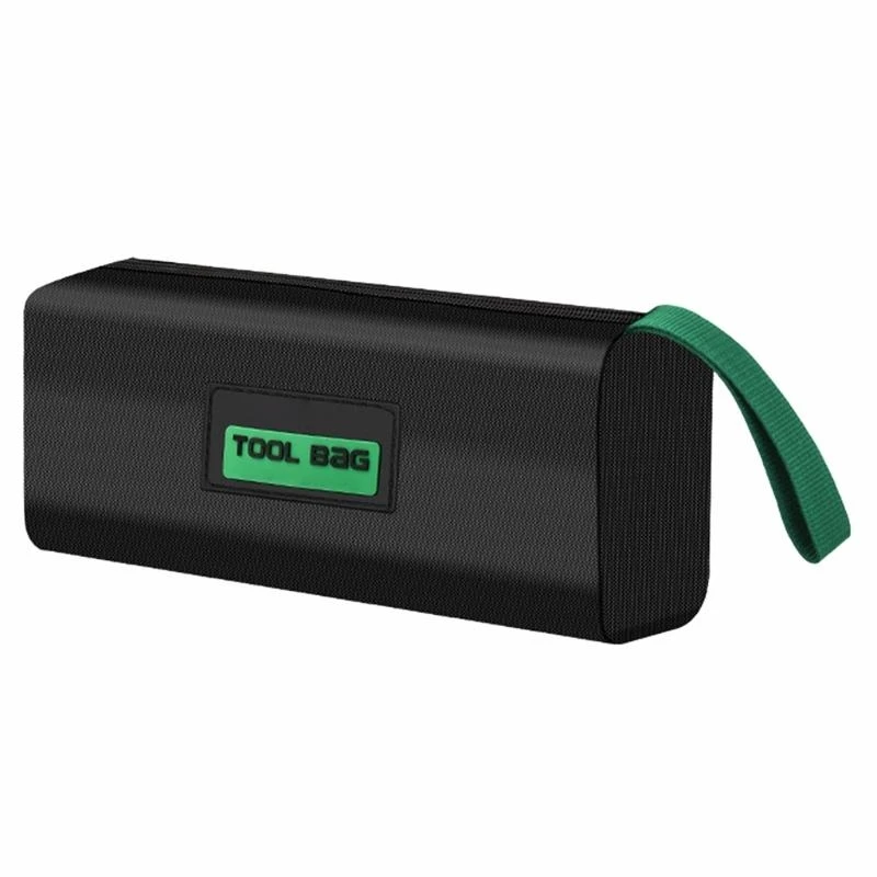 

652F Spacious Green Tool Storage Bag Organizers Pouches Suitable for Electricians Using Oxford Fabric Organized Tool Carrying