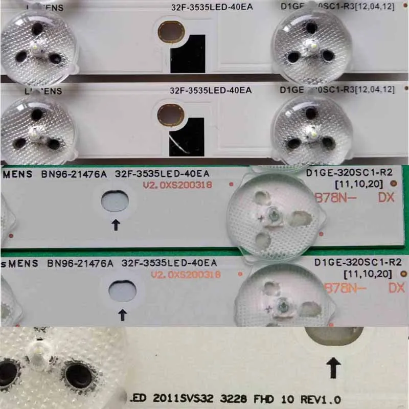 شريط إضاءة خلفية LED لسامسونج ، UE32EH5080 ، UE32EH5200 ، UE32EH5300 ، UE32EH5300 ، الحانات 32F-35LED-40EA ، D1GE-320SC1-R3 ، BN96-21476A