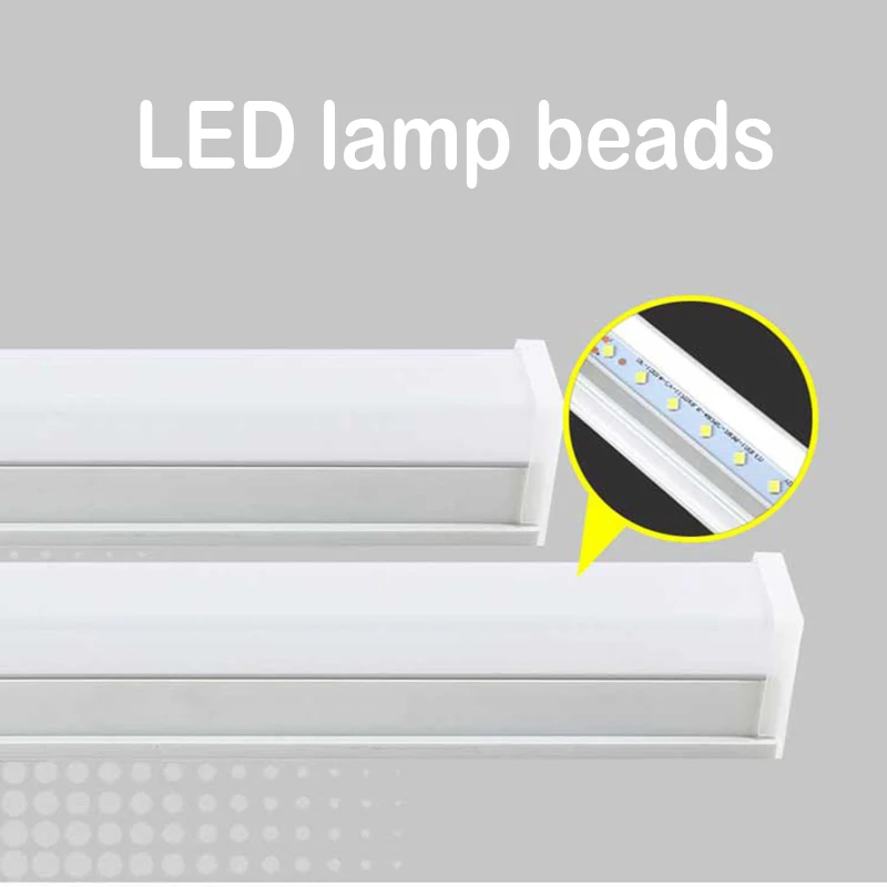 LED hard bar linear light bar T5 interior decoration lamp square integrated lamp tube