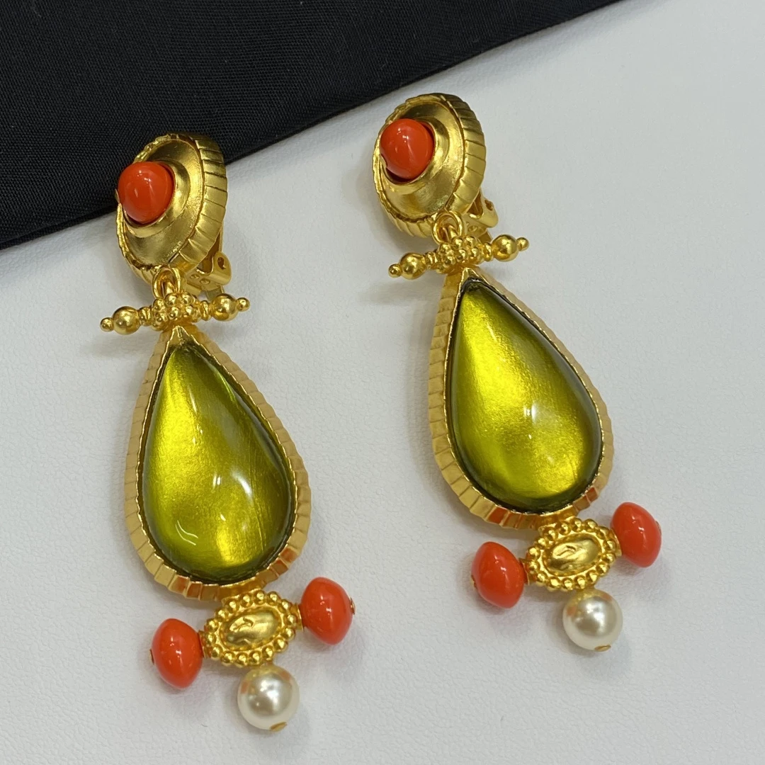 Europe Vintage Earrings Ear Clip Women Gorgeous Top Quality Jewelry Accessories