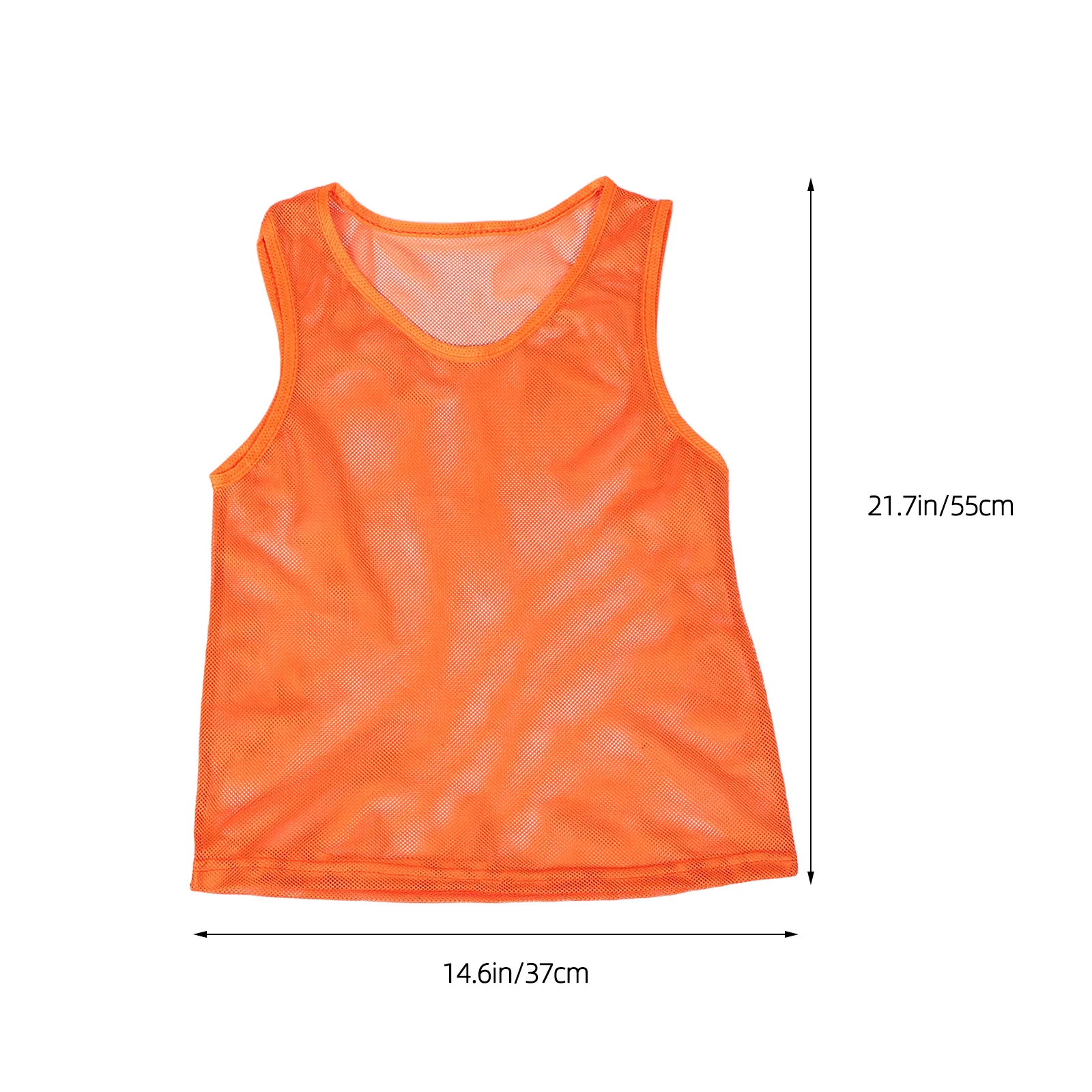 12 قطعة من سترات تدريب فريق كرة القدم للشباب للأطفال بدون أكمام قابلة للتنفس، معدات ممارسة كرة السلة وكرة القدم