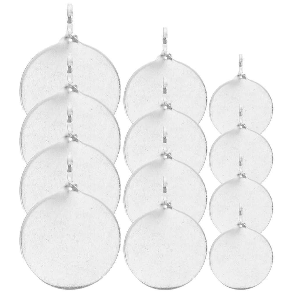 12 Pcs Stainless Steel Target Hanging Metal Targets for Sturdy Game Training Multi-purpose