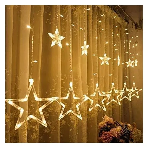 Nettenevime LED Light Decorative Ornament With Plug and 8 Function Giant Star Pendulum