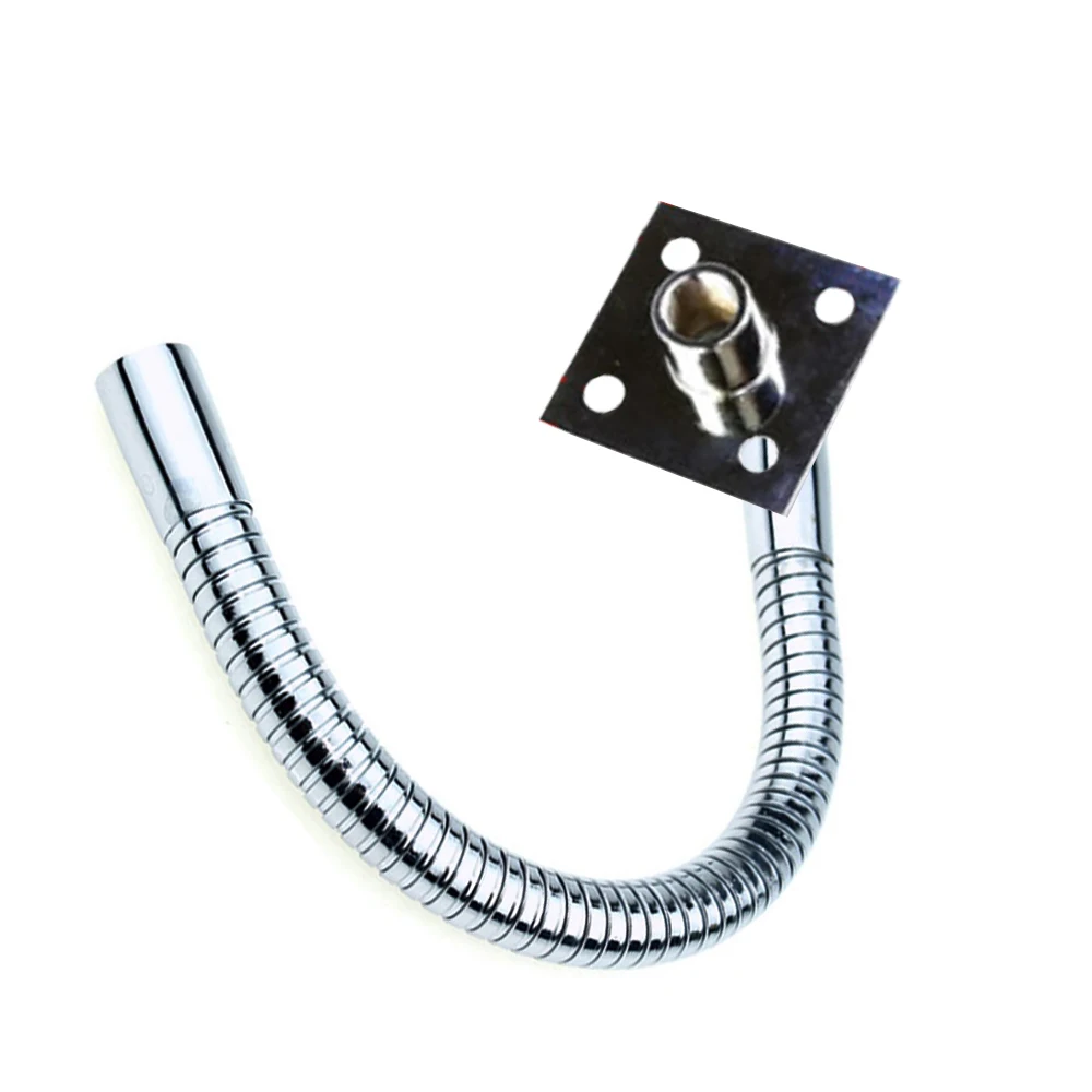 LED Gooseneck Lamp Flexible Holder 8mm/10mm OD M8/M10 Bracket Base Metal Plumbing 10-50cm Reading Lamp Tube for Reading And Stud