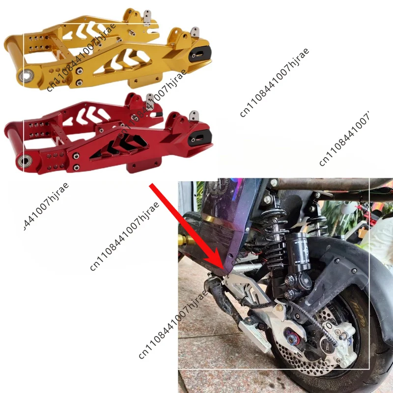 Shenyuan 007 008 009 2nd Gen Adjustable Aluminum Rear Fork CNC Direct Bolt-on E-Bike Modification