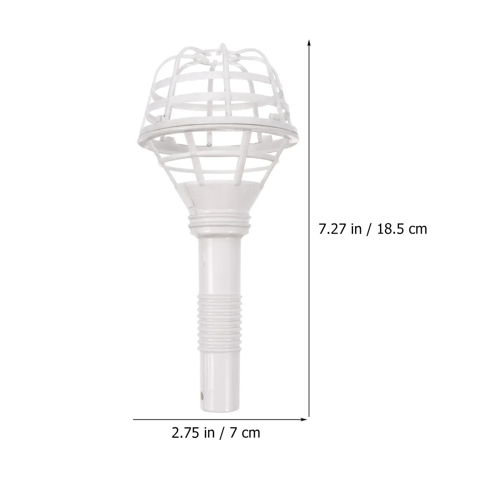 12 قطعة حامل باقة الزفاف حامل زهور بلاستيكي متين لحفلات الزفاف وحفلات الزفاف وحفلات الزفاف بمقبض زهور