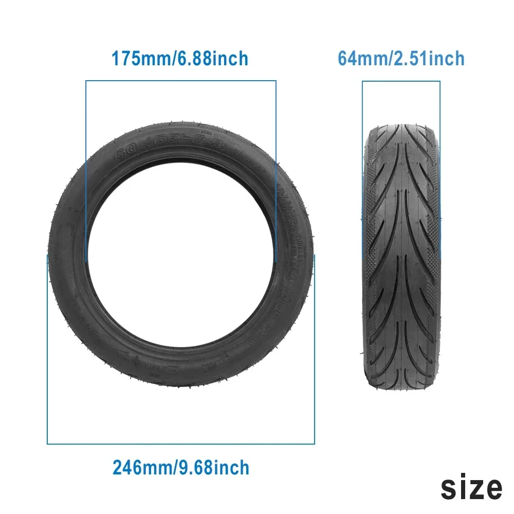 60/65-6.9 Tubeless Tyre for Segway Ninebot Max G2 G65 Electric Scooter Tyre Wear-Resisting Rubber Wheel 10 Inch Tyre Accessories