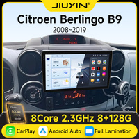 9inch Wireless CarPlay for Apple Android 15 Auto Lamination Radio for Citroen Berlingo 2 B9 Peugeot Partner 2008-2022 Multimedia