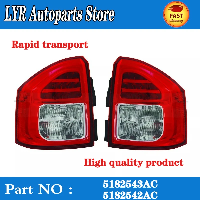 High quality Left or right Tail Light Assembly Case Housing For 2011-2014 Jeep Compass 5182543AC 5182542AC CH2800197, CH2801197