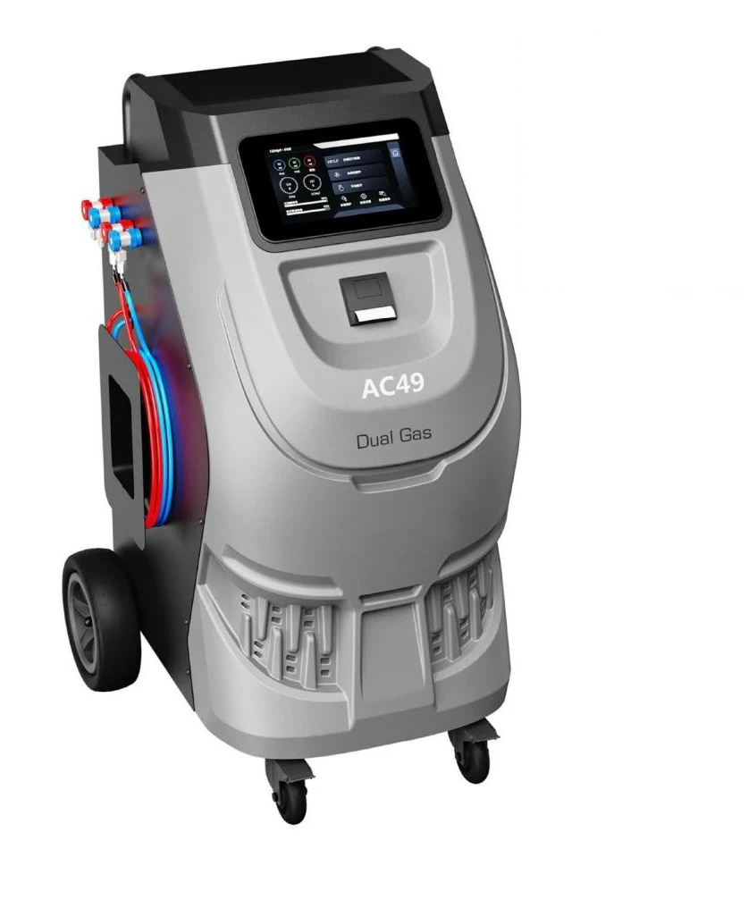Dual Gas Fully Automatic Refrigerant Ac Recovery Machine Car A/C Cleaning Recovery Recycling Recharging and Vacuum Machine
