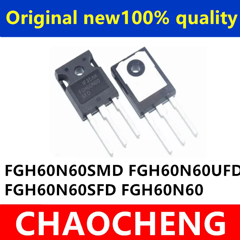 (5piece)100% New FGH60N60UFD FGH60N60SMD FGH60N60SFD FGH60N60 60N60 TO-247 Chipset