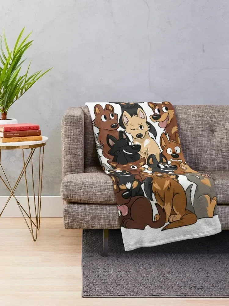 Kelpie Pile Throw Blanket sofa bed wednesday heavy to sleep Blankets