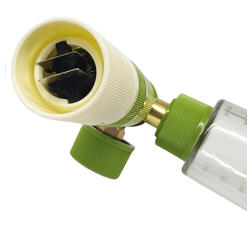 100 مللي وعاء رغوة المياه مع 1/4 بوصة موصل سريع غسيل السيارات رغوة البخاخ قابل للتعديل رغوة رذاذ وعاء لتنظيف سيارات الدفع الرباعي #1