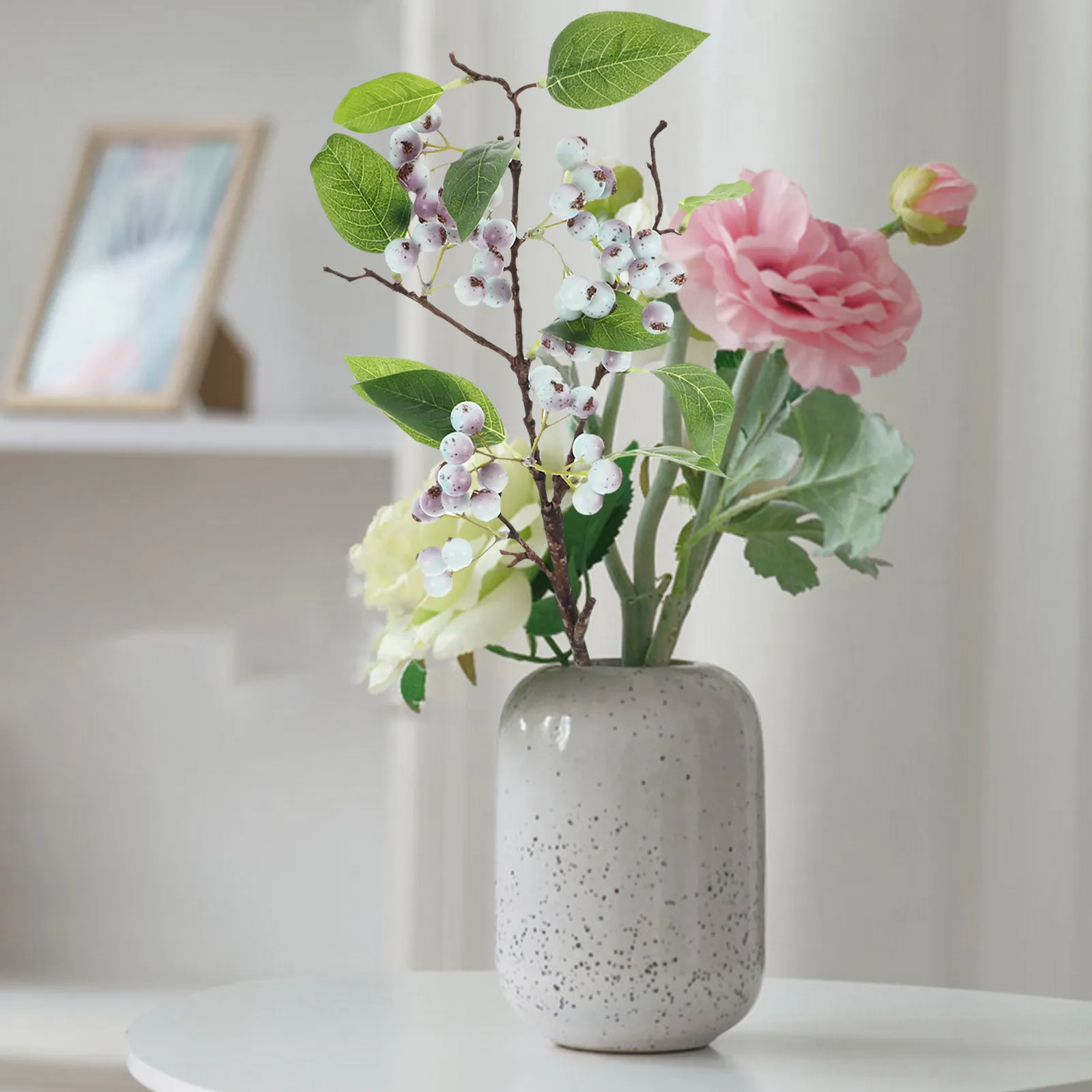 

Искусственная ветка черники: реалистичные стебли ягод для рождественского декора, свадеб, вечеринок, украшения дома, искусственные ягодные ветки