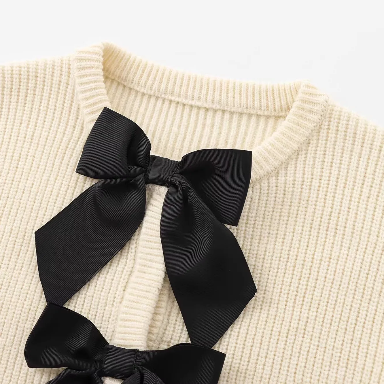 كارديجان نسائي من JNLEAOG بأكمام طويلة محبوك برقبة مستديرة ناعم ضيق مفتوح من الأمام للخريف أنيق من ألياف البوليستر الناعمة مع...