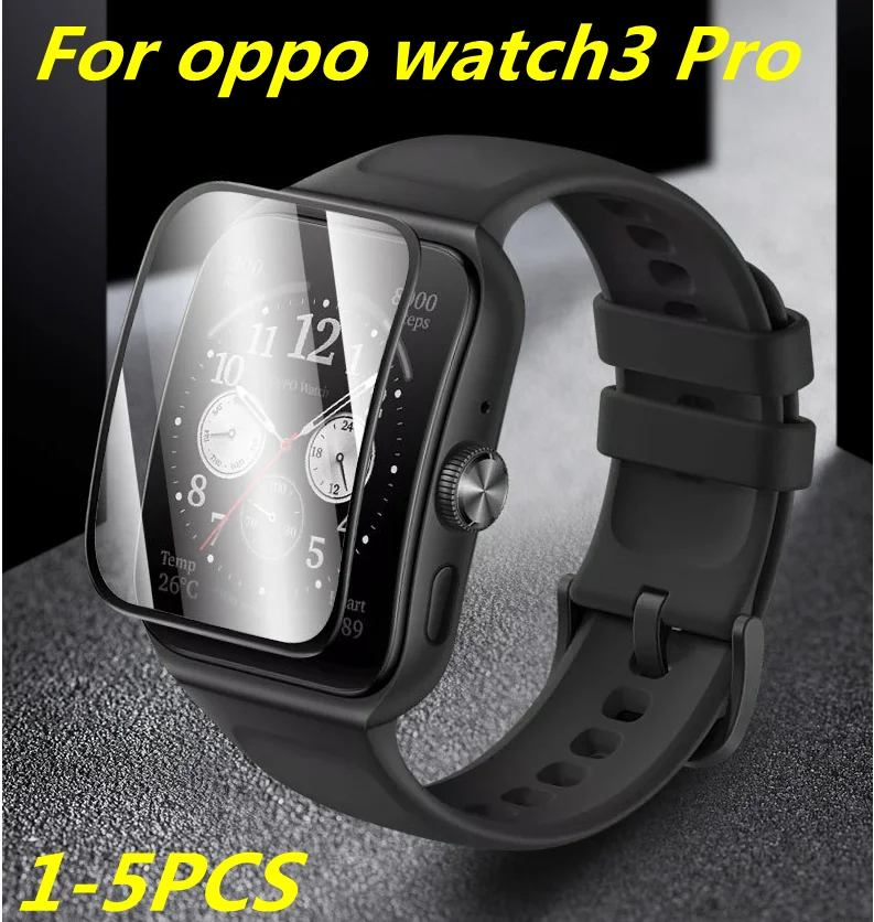 For Oppo Watch 3pro Watch Film 1-6pcs 3D Curved Composite Film Screen Protective Film Not Glass Watch Accessories