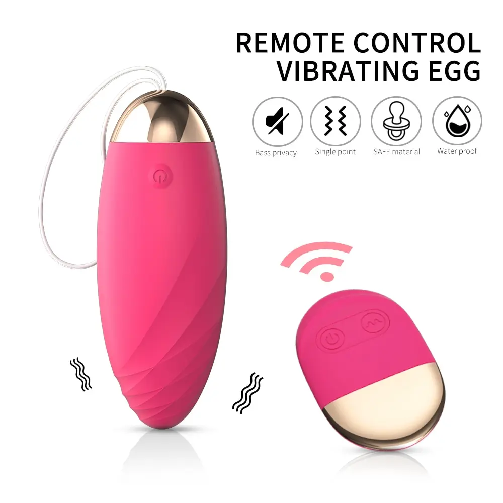 Wireless Remote Control Love Egg Vibrator G Spot Vaginal Clitoris Stimulator Body Massager for Adult Women Couples