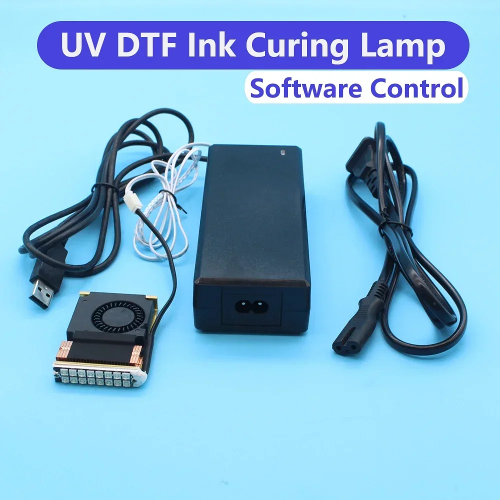 

AB Film UV Printing Curing Lamp For Epson R1390 L1800 P400 L800 L805 Modification Air Cooling UV LED Ink Ultraviolet Light