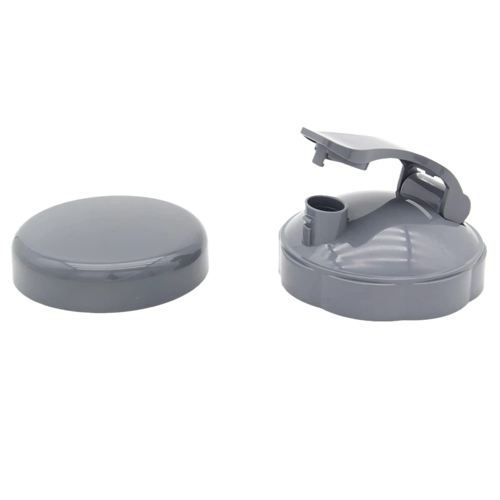 

ABQR Blender Cups Flat Lid and Flip Top To-Go Lid Replacement Parts Compatible for Blender Juicer 600W 900W