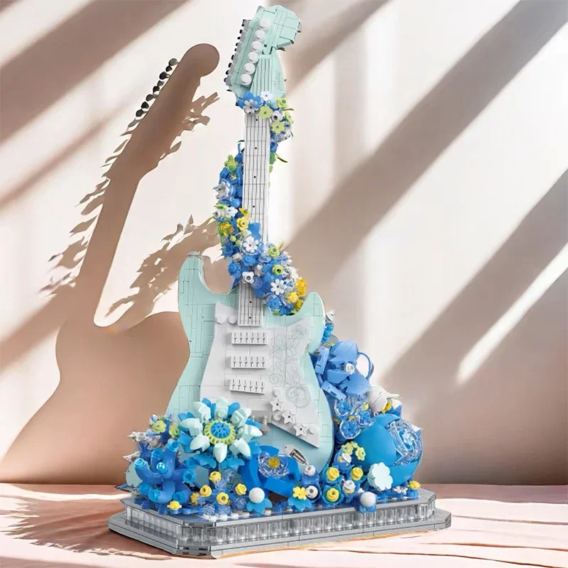 Instruments de musique Mini Diamond importer nights DIY, briques d'assemblage, jouets pour enfants, décoration de la maison, cadeau