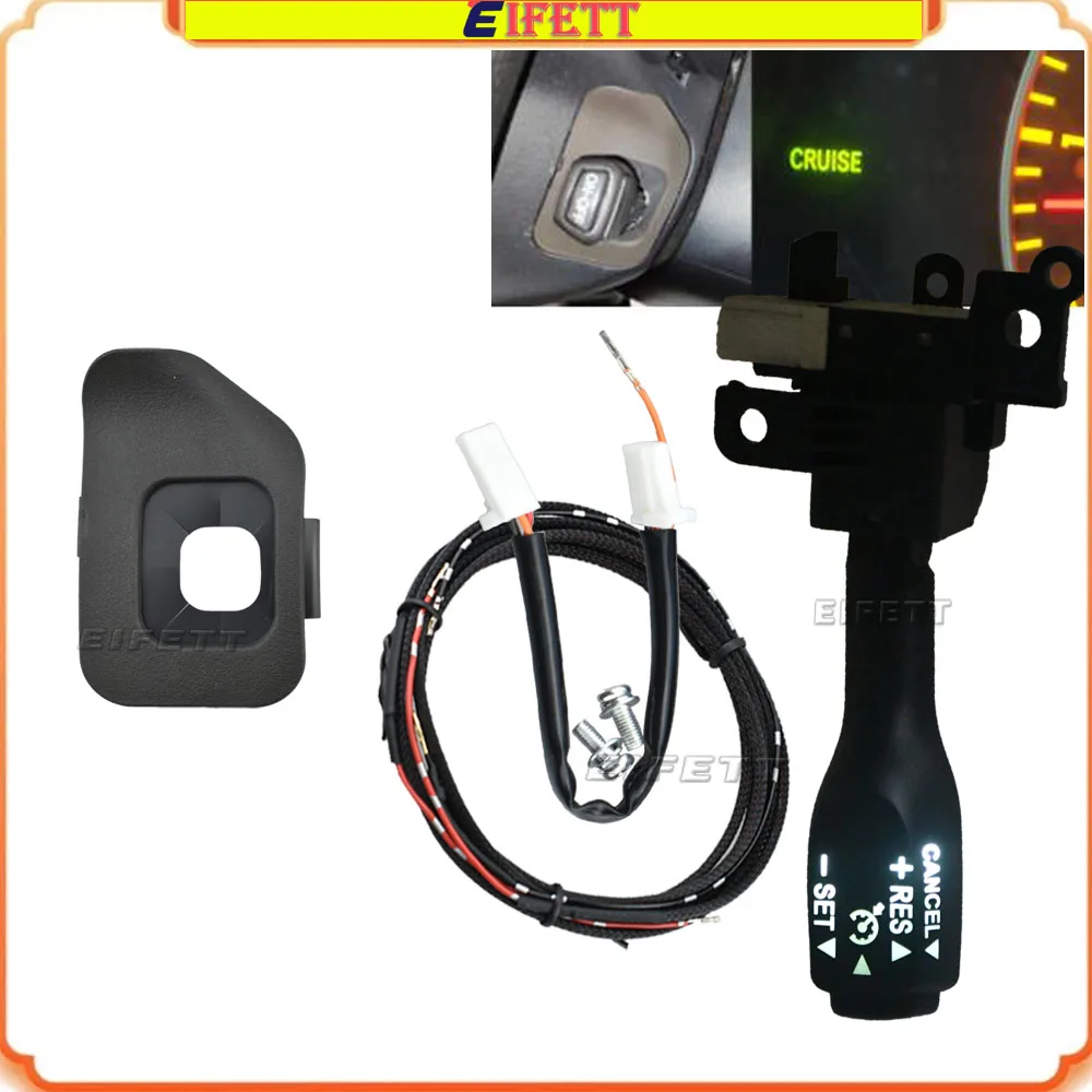 

For Toyota Yaris Vios 2013-2016 Cruise Control Switch Kit With Backlight 45186-0D110 84632-34011 84632-34017
