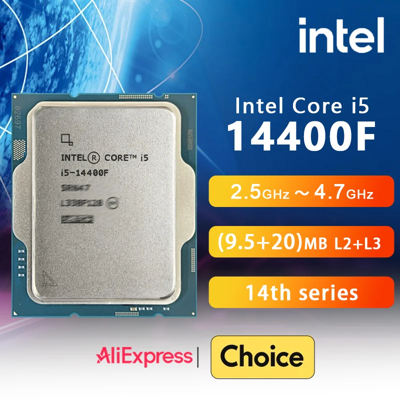 Intel Core I5-14400F New CPU processor LGA 1700 , but without cooler