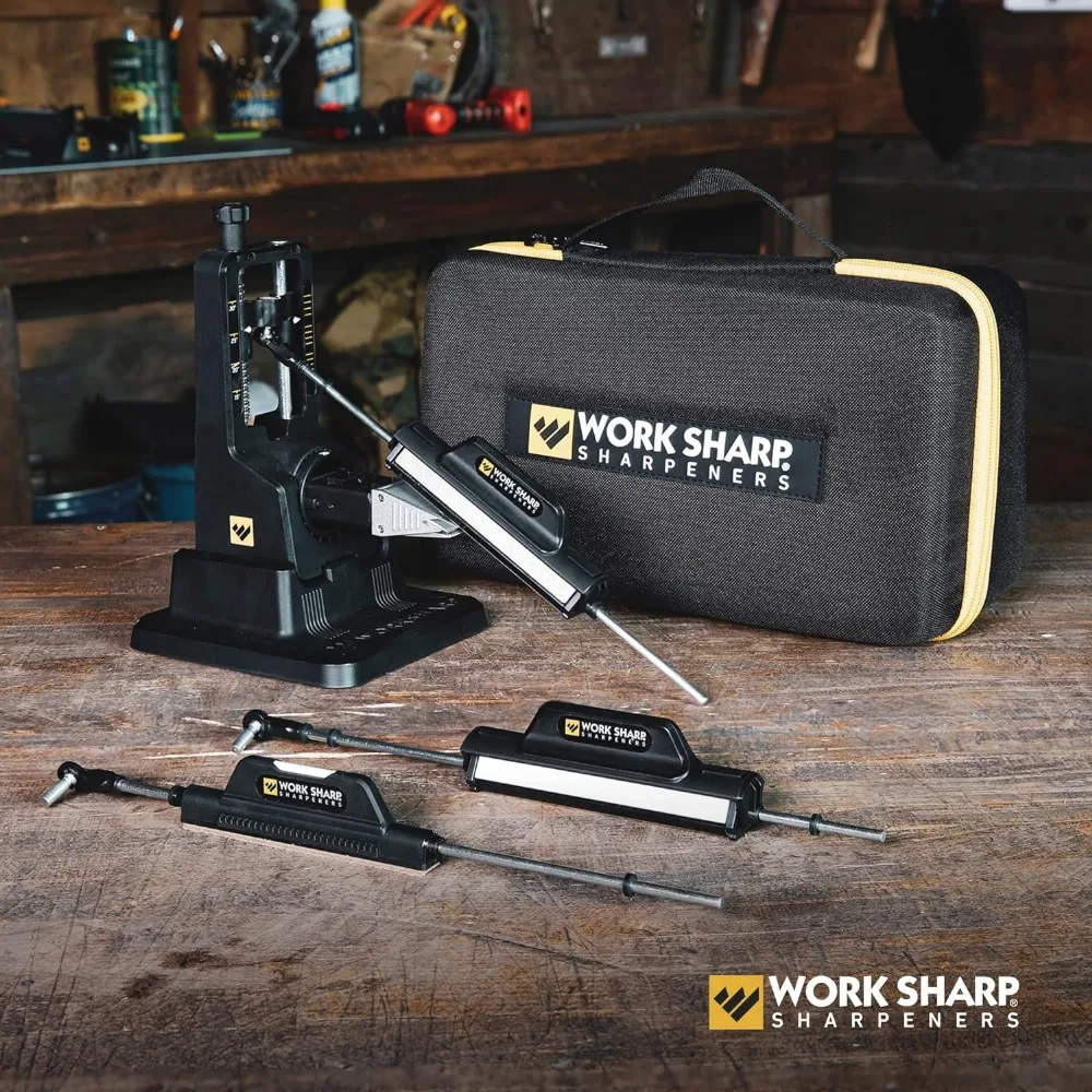 NEW Work Sharp Precision Adjust Elite - Adjustable Knife Sharpening System - For Hunting, Serrated & Kitchen Knives