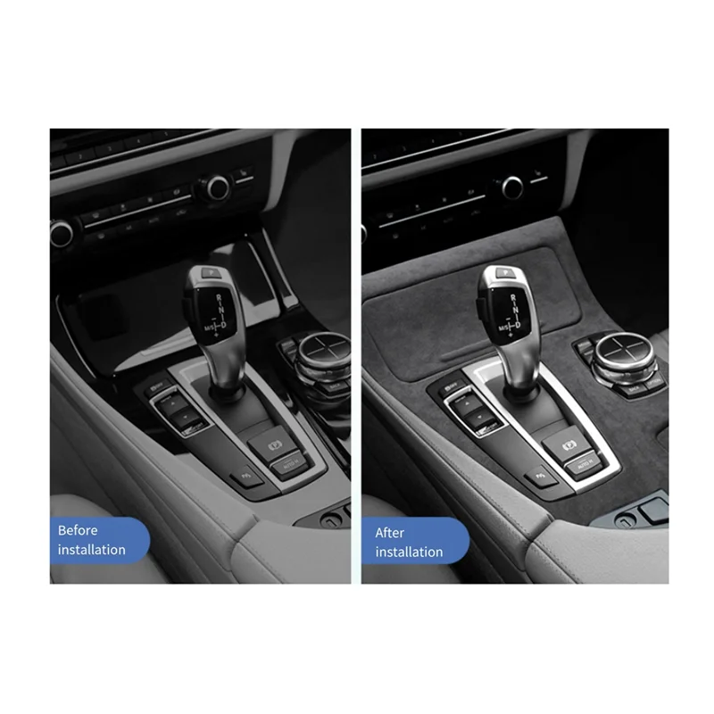 Bmw 5 シリーズ F10 F18 2011-2017 カーセンターコンソールギアシフトフレームトリムステッカーインテリアアクセサリー