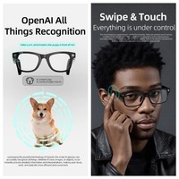 1080P HD Ai Smart Glasses Photo Video Multifunctional Gasses Outdoor Camera Bluetooth Music Sunglass Sports Camera 32G Memory