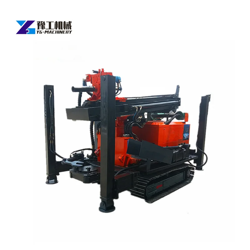 YG Factory Drilling Machinery 100m Deep Mobile Diesel Pneumatic Drill Rig Equipment Borehole Drilling Rig for Farm Irrigation