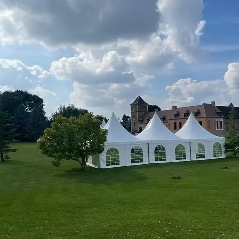 for Garden Cottage 5x5m 6x6m 20x20ft Pagoda Tent for Wedding Event Exhibition Rental Party