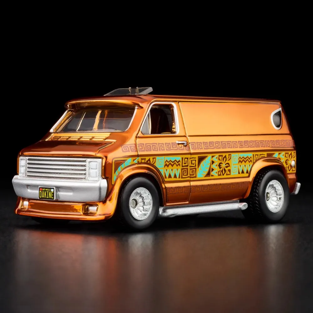 

Hot Wheels Cars RLC 70-х годов Dodge Tradesman Van 1/64 Металлическая литая модель игрушечного транспортного средства JCP23