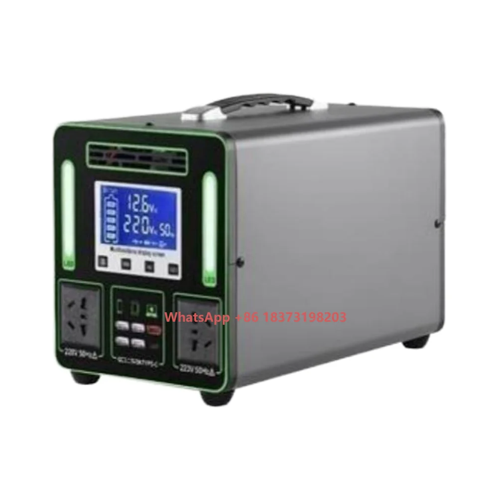 Portable Outdoor Mobile Power Supply Large Capacity Self-Driving Camping Live Emergency Battery Solar Panel Car Bank