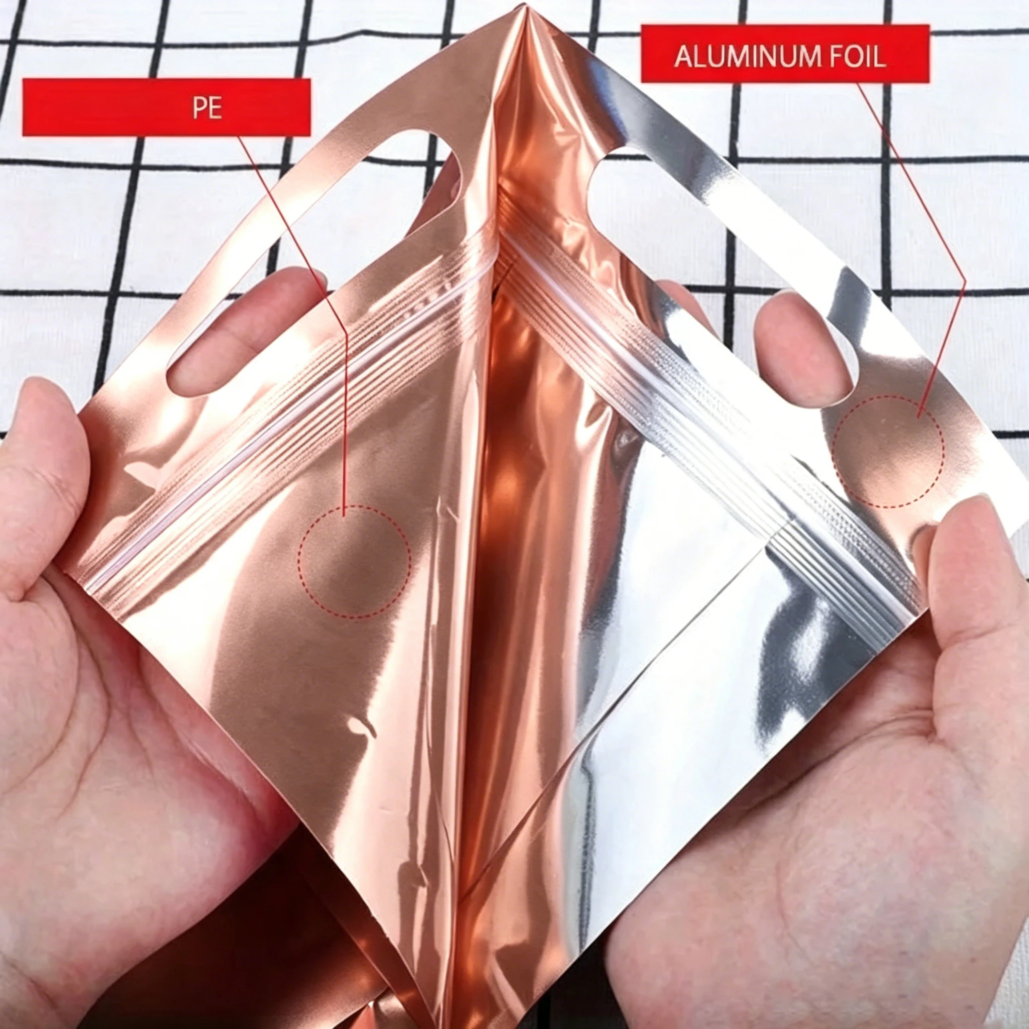 Reusable golden octagonal plas - огляд і ціна Food Pouch Reusable