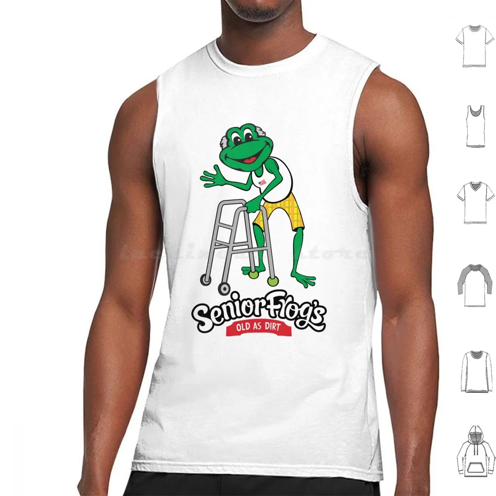 Senior Frog'S Tank Tops Print Cotton Senior Frogs Se ? Or Frogs Mexico Tourist Gringo Frog Old People Senior Old