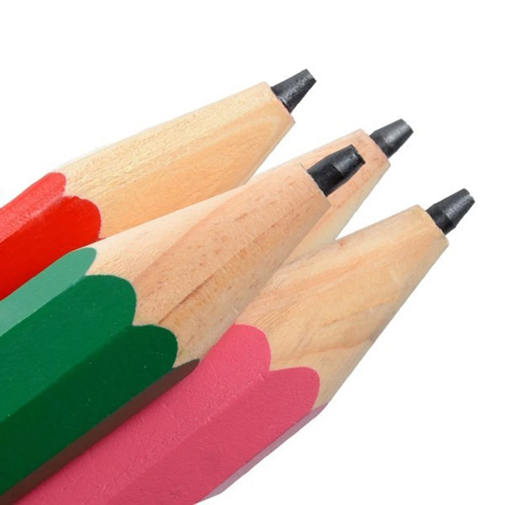 

2pcs Pencil Large Long Writing Tools Long Pencils Writing Pencil Clear Case Protect Eraser Top