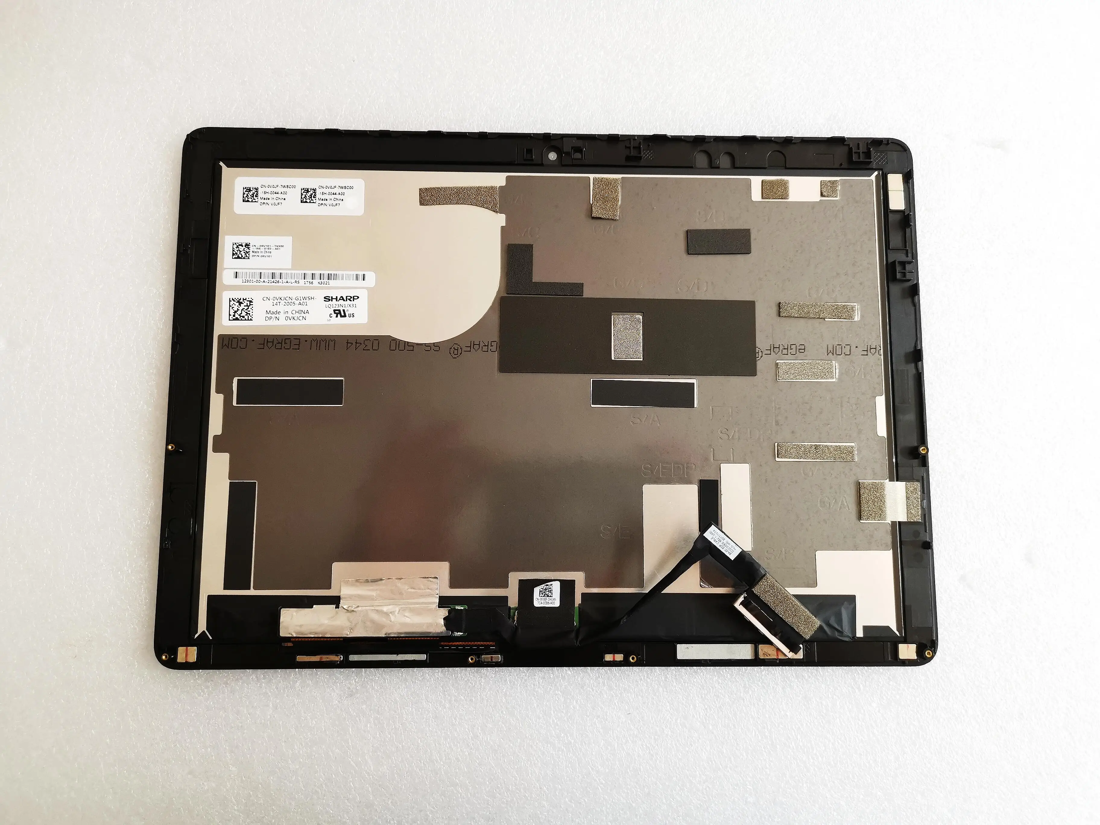

12,3 "1920X1280 версия для Dell latitude 5285 5290, ЖК-панель дисплея, дигитайзер сенсорного экрана в сборе, рамка, запасные части