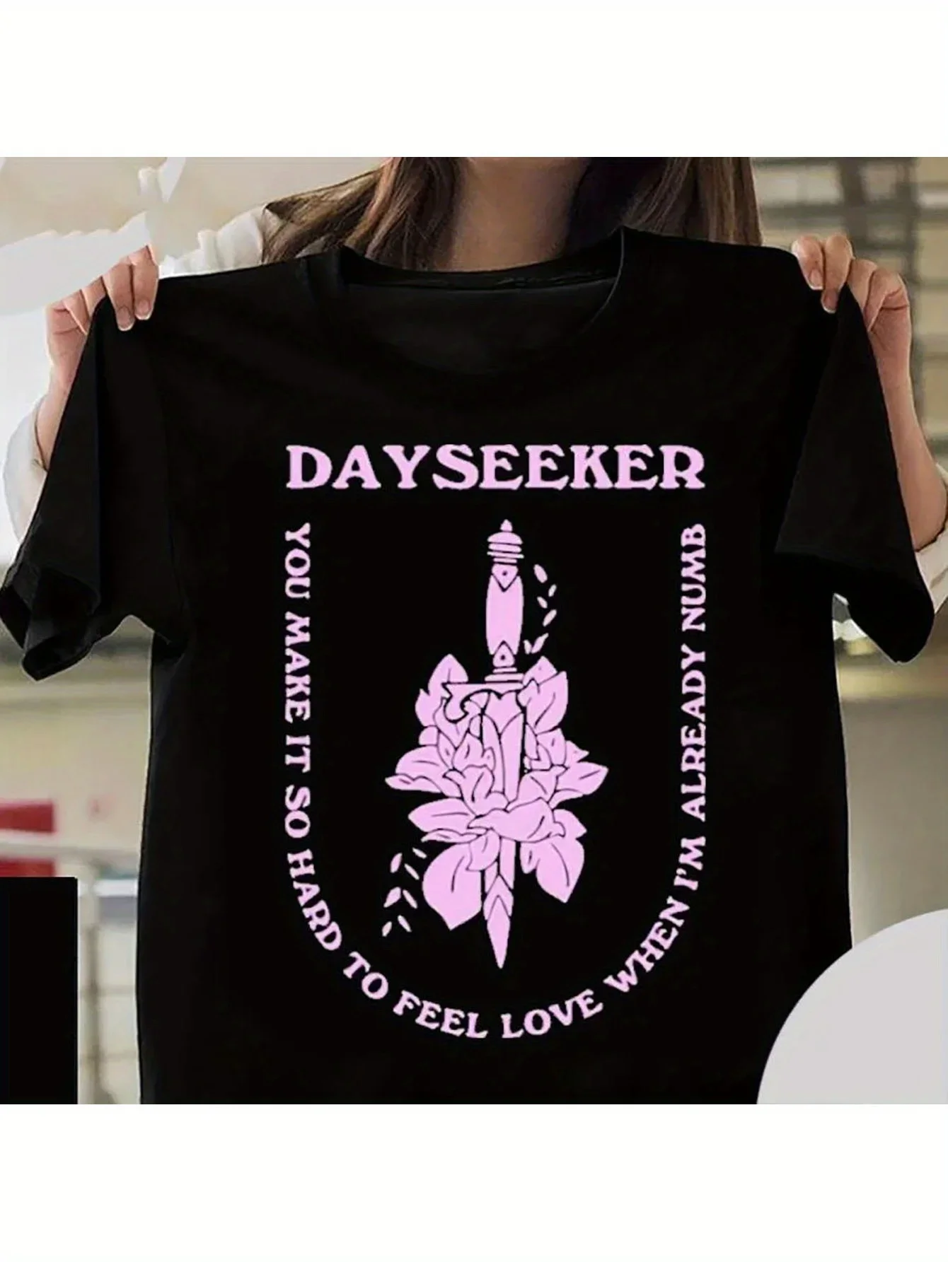 

Футболка Dayseeker For Fan, полноразмерная TR1914, футболки большого размера с длинными или короткими рукавами, топы для девочек, забавные подарки, одежда в стиле аниме для мужчин