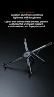 Foldable Magnetic Laptop Stand Aluminum Alloy Portable Adjustable Stand Heat Dissipation Holder Supports Phone Tablet Notebook 4